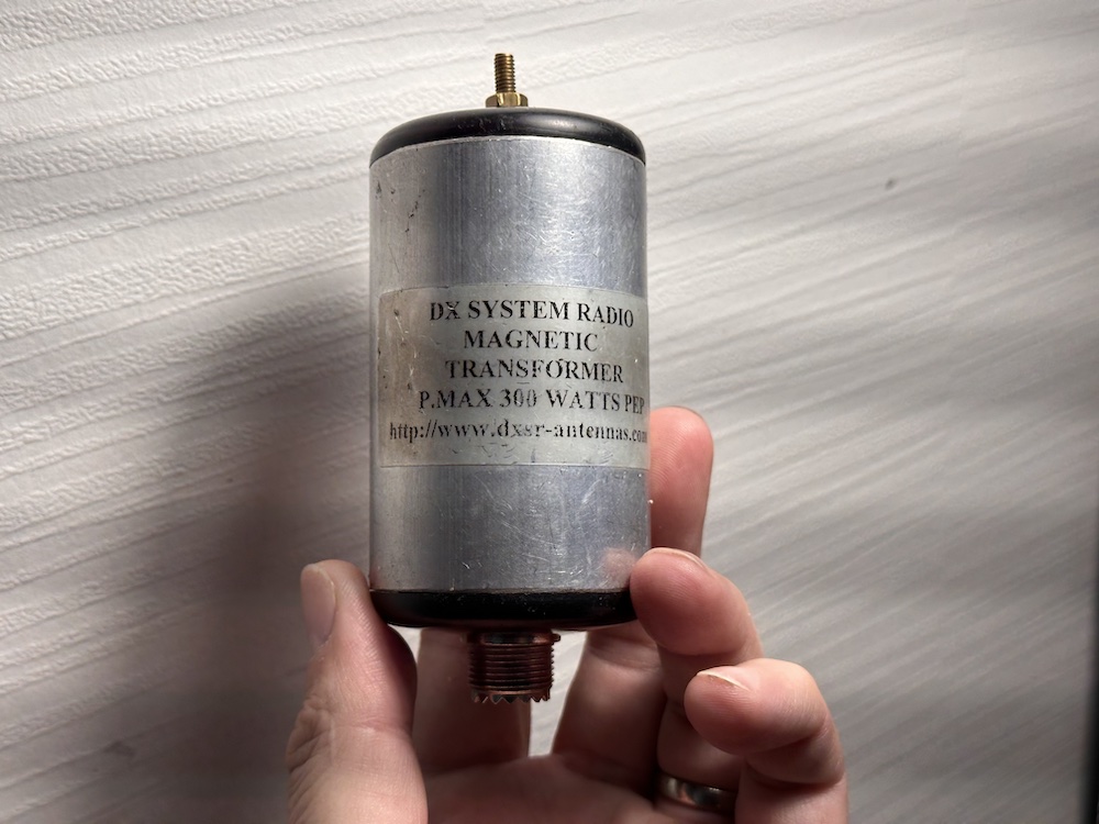 First image of the DX System Radio Magnetic Transformer